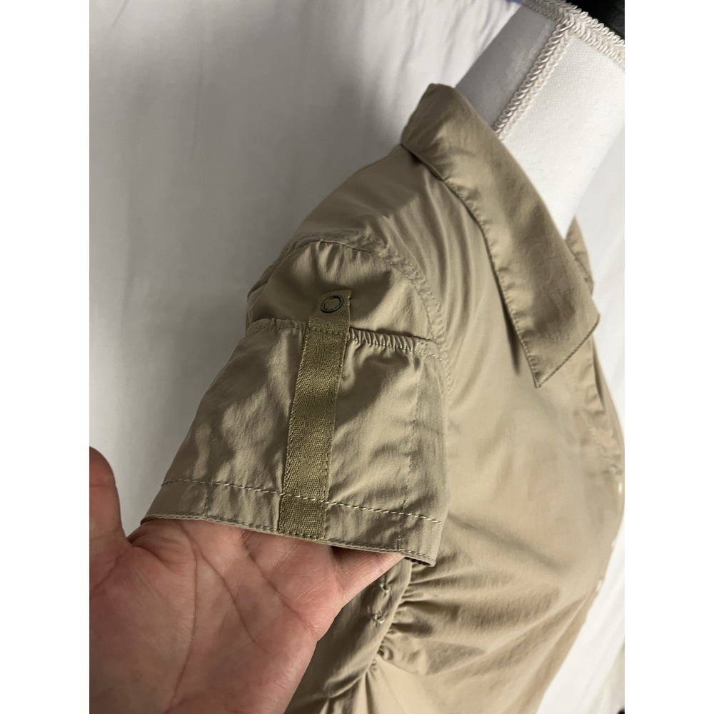 Mountain‎ Hardwear Women's Button Up Shirt Size 8 Tan Water Resistant - Picture 4 of 10